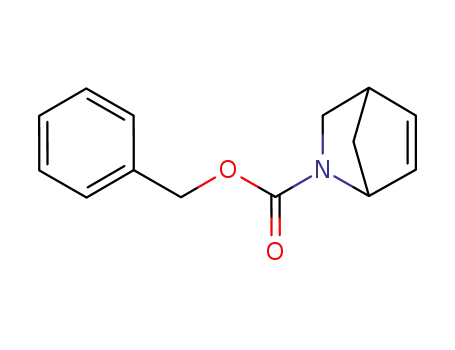 Molecular Structure of 140927-07-7 (2-Azabicyclo[2.2.1]hept-5-ene-2-carboxylic acid, phenylmethyl ester)