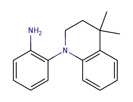 Molecular Structure of 870072-61-0 (Benzenamine, 2-(3,4-dihydro-4,4-dimethyl-1(2H)-quinolinyl)-)