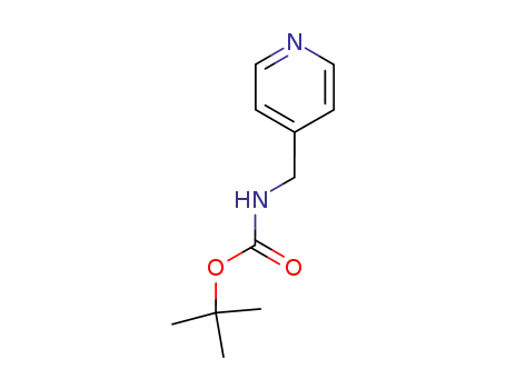 Molecular Structure of 111080-65-0 (4-(BOC-AMINOMETHYL)PYRIDINE)