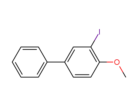 Molecular Structure of 91718-20-6 (3-IODO-4-METHOXYBIPHENYL)