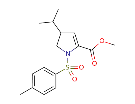 4-isopropyl-1-(toluene-4-sulfonyl)-4,5-dihydro-1H-pyrrole-2-carboxylic acid methyl ester
