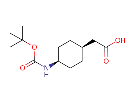 Molecular Structure of 327156-95-6 (FMOC-CIS-1,4-AMINOCYCLOHEXYL ACETIC ACID)