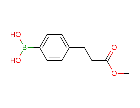 Molecular Structure of 850568-44-4 ([4-(2-METHOXYCARBONYLETHYL)PHENYL]BORONIC ACID)