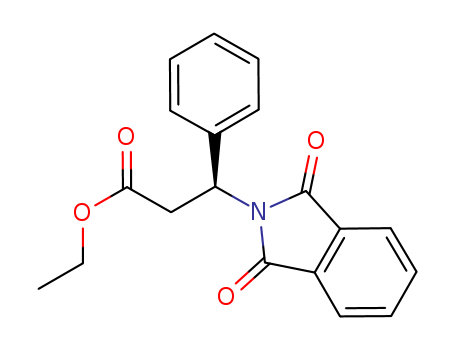 2H-Isoindole-2-propanoic acid, 1,3-dihydro-1,3-dioxo-β-phenyl-, ethyl ester, (βS)-