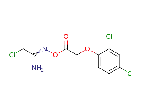Molecular Structure of 31912-19-3 (O-(2,4-dichlorophenoxy)acetylchloroacetamidoxime)