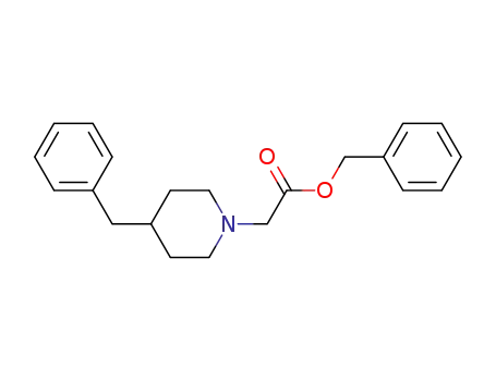 Molecular Structure of 438634-63-0 ((4-benzylpiperidin-1-yl)acetic acid benzyl ester)