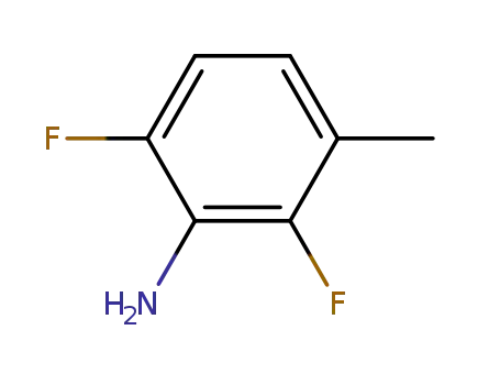 Molecular Structure of 144851-63-8 (2,6-difluoro-3-methylaniline)