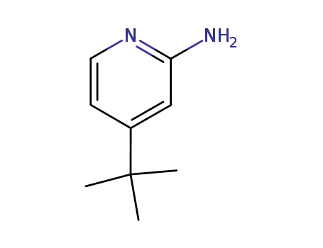 Molecular Structure of 33252-26-5 (2-Pyridinamine,4-(1,1-dimethylethyl)-(9CI))