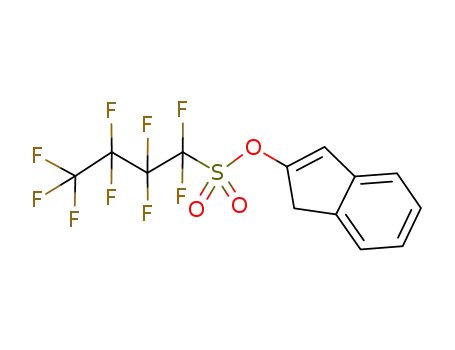 Molecular Structure of 1003032-75-4 (1H-inden-2-yl nonafluorobutanesulfonate)
