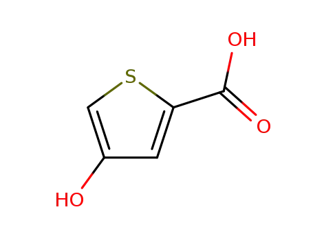 Molecular Structure of 40748-90-1 (4-Hydroxy-2-thiophenecarboxylic acid)