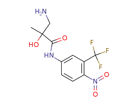 3-amino-2-hydroxy-2-methyl-N-[4-nitro-3-(trifluoromethyl)phenyl]propanamide