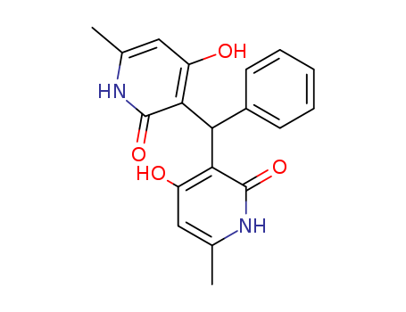 2(1H)-Pyridinone,3,3'-(phenylmethylene)bis[4-hydroxy-6-methyl- cas  51424-04-5