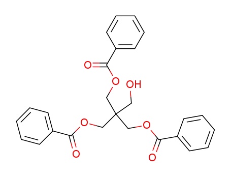 Molecular Structure of 346446-82-0 (1,3-Propanediol, 2-[(benzoyloxy)methyl]-2-(hydroxymethyl)-,
1,3-dibenzoate)