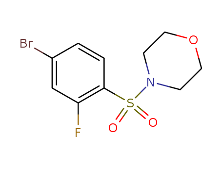 Morpholine, 4-[(4-bromo-2-fluorophenyl)sulfonyl]-
