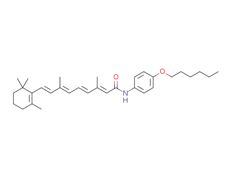 Molecular Structure of 1332483-22-3 (N-(4-hexyloxyphenyl)retinamide)