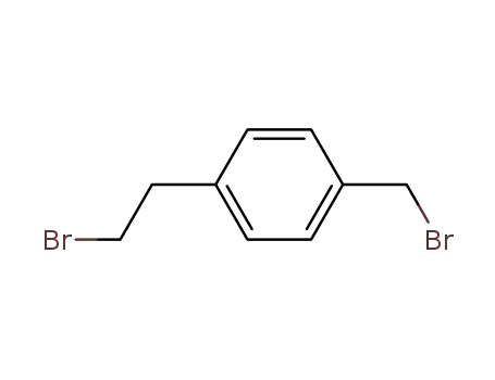 Molecular Structure of 79050-33-2 (4-(2-broMoethyl)-1-(broMoMethyl)benzene)