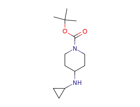 Molecular Structure of 179557-01-8 (1-TERT-BUTOXYCARBONYL-4-(CYCLOPROPYLAMINO)PIPERIDINE)