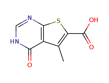 5-Methyl-4-oxo-3,4-dihydro-thieno-[2,3-d]pyrimidine-6-carboxylic acid
