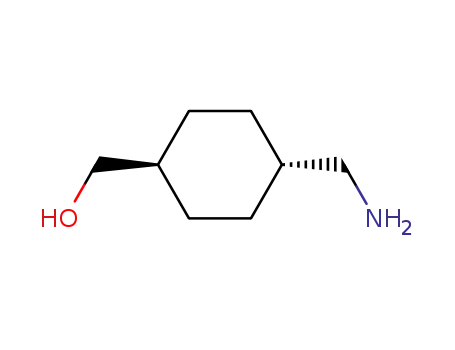 Molecular Structure of 17879-23-1 ([trans-4-(aminomethyl)cyclohexyl]methanol(SALTDATA: FREE))