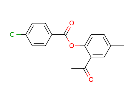 Benzoicacid, 4-chloro-, 2-acetyl-4-methylphenyl ester