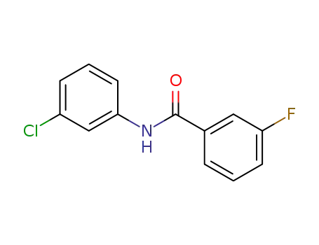 Molecular Structure of 58955-00-3 (N-(3-chlorophenyl)-3-fluorobenzamide)