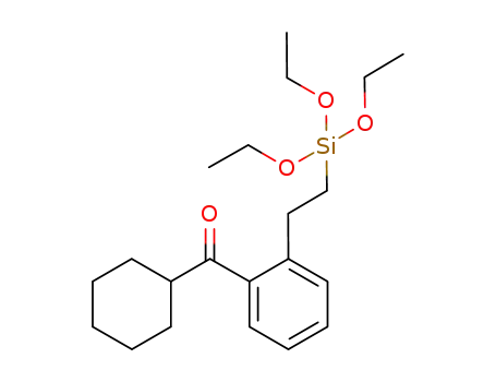 Molecular Structure of 1151886-44-0 (cyclohexyl-{2-[(2-triethoxysilyl)-ethyl]phenyl}methanone)
