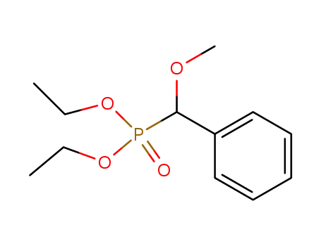 Molecular Structure of 1084-08-8 (Phosphonic acid, (methoxyphenylmethyl)-, diethyl ester)