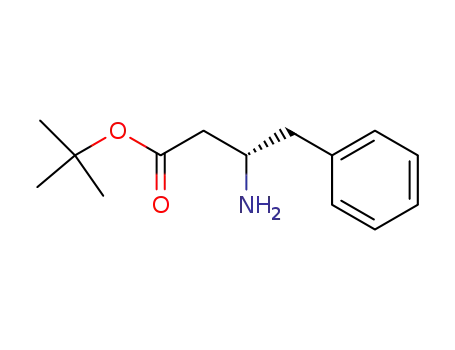 Molecular Structure of 120686-17-1 (TERT-BUTYL (3S)-3-AMINO-4-PHENYLBUTANOATE)