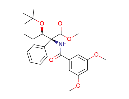 methyl 2-(3,5-dimethoxybenzamido)-3-tert-butoxy-2-phenylpentanoate