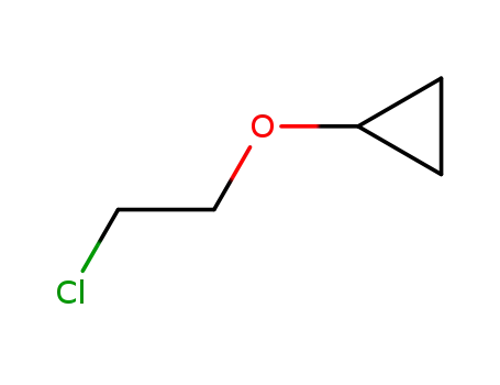 Molecular Structure of 17714-18-0 ((2-Chloroethoxy)cyclopropane)