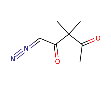 Molecular Structure of 442164-15-0 (2,4-Pentanedione, 1-diazo-3,3-dimethyl-)