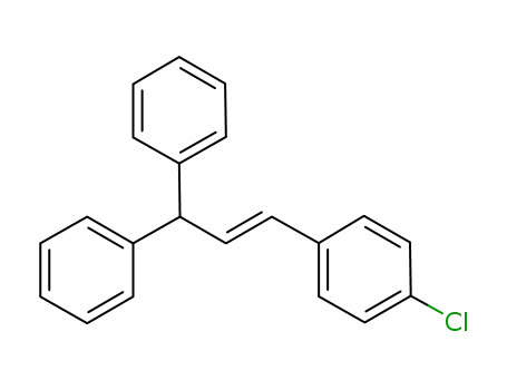 Molecular Structure of 1104997-38-7 ((E)-(3-(4-chlorophenyl)prop-2-ene-1,1-diyl)dibenzene)