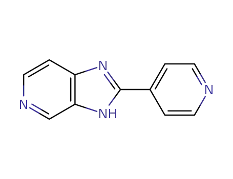Molecular Structure of 63411-79-0 (2-PYRIDIN-4-YL-1H-IMIDAZO[4,5-C]PYRIDINE)