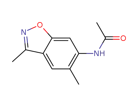 Molecular Structure of 515138-49-5 (Acetamide, N-(3,5-dimethyl-1,2-benzisoxazol-6-yl)-)