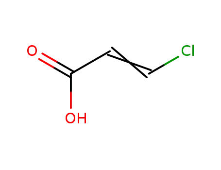 Molecular Structure of 625-40-1 (3-chloroacrylic acid)