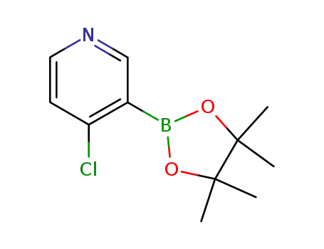 Molecular Structure of 452972-15-5 (4-CHLOROPYRIDIN-3-YLBORONIC ACID, PINACOL ESTER 98)