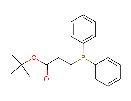 Molecular Structure of 175407-89-3 (3-Diphenylphosphanyl-propionic acid tert-butyl ester)