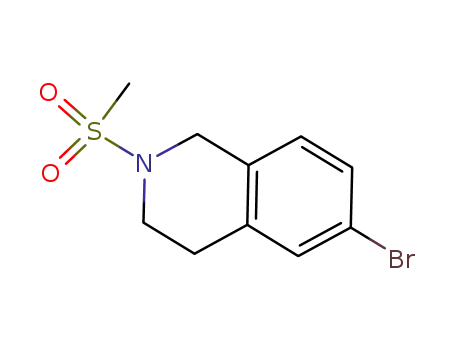 Molecular Structure of 1046816-12-9 (6-Bromo-2-methanesulfonyl-1,2,3,4-tetrahydroisoquinoline)