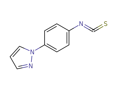 Molecular Structure of 352018-96-3 (4-(1H-PYRAZOL-1-YL)PHENYL ISOTHIOCYANATE)
