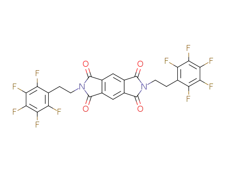 Molecular Structure of 1206633-77-3 (N,N'-di(2-(perfluorophenyl)ethyl)pyromellitic diimide)