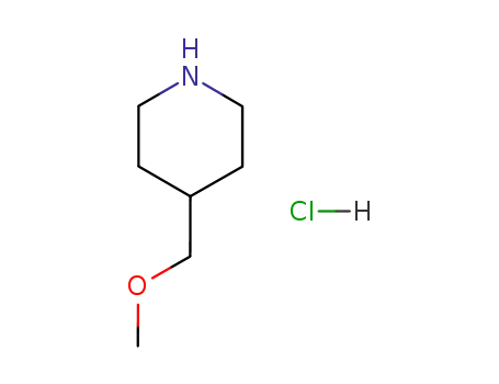 Molecular Structure of 916317-00-5 (4-(METHOXYMETHYL)PIPERIDINE HCL)