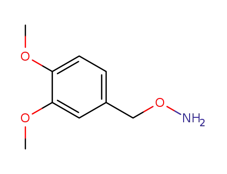 Molecular Structure of 6053-96-9 (Hydroxylamine,O-[(3,4-dimethoxyphenyl)- methyl]- )