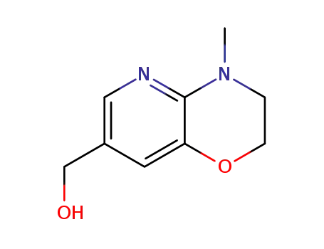 Molecular Structure of 921938-81-0 (7-(Hydroxymethyl)-4-methyl-3,4-dihydro-2H-pyrido[3,2-b][1,4]oxazine)