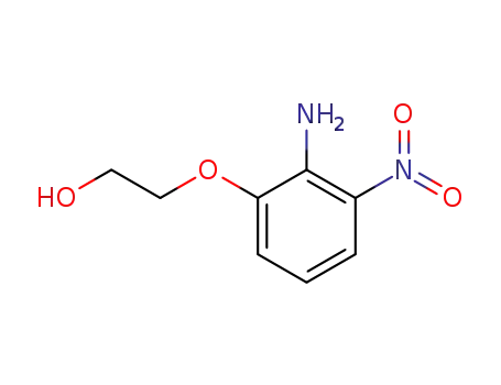 Molecular Structure of 59820-28-9 (2-(2-amino-3-nitrophenoxy)ethanol)
