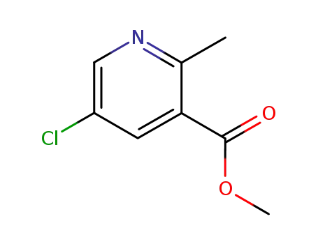 Molecular Structure of 350597-49-8 (5-CHLORO-2-METHYL-NICOTINIC ACID METHYL ESTER)