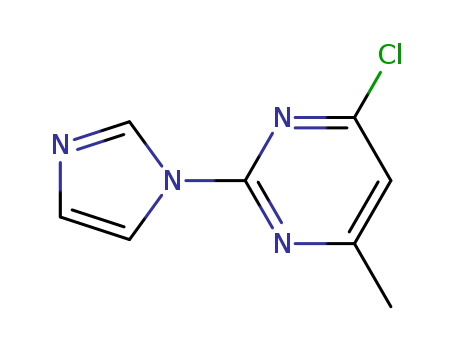 Pyrimidine, 4-chloro-2-(1H-imidazol-1-yl)-6-methyl-