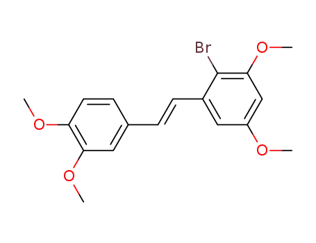 Benzene, 2-bromo-1-[2-(3,4-dimethoxyphenyl)ethenyl]-3,5-dimethoxy-,
(E)-