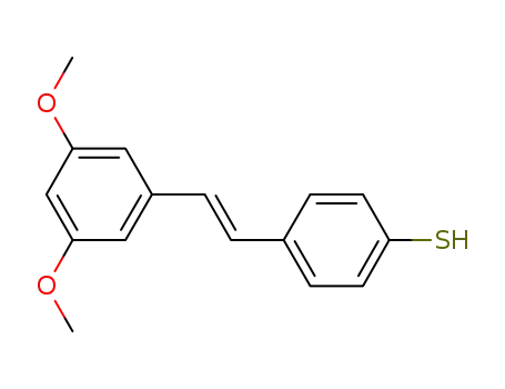 trans-3',5'-dimethoxy-4-mercaptostilbene