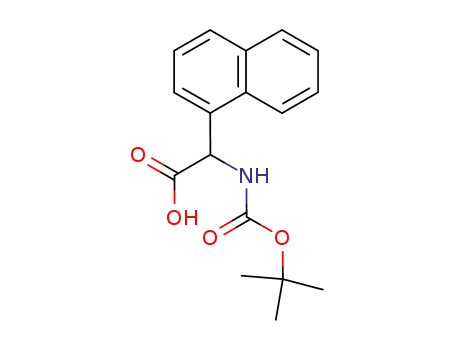 Molecular Structure of 146621-93-4 (N-BOC-(S)-NAPHTHYL GLYCINE)