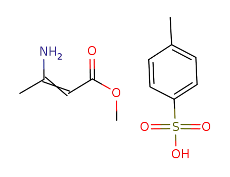 Molecular Structure of 650602-19-0 (methyl 3-aminocrotonate p-toluenesulfonate)